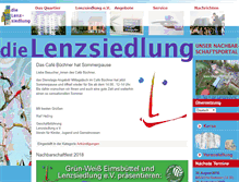 Tablet Screenshot of lenzsiedlung.de